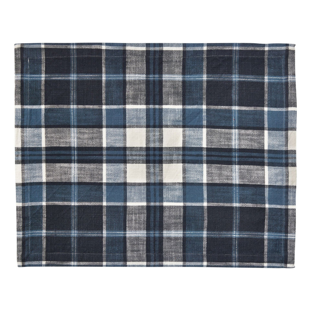 Mirage Blue Plaid Placemat