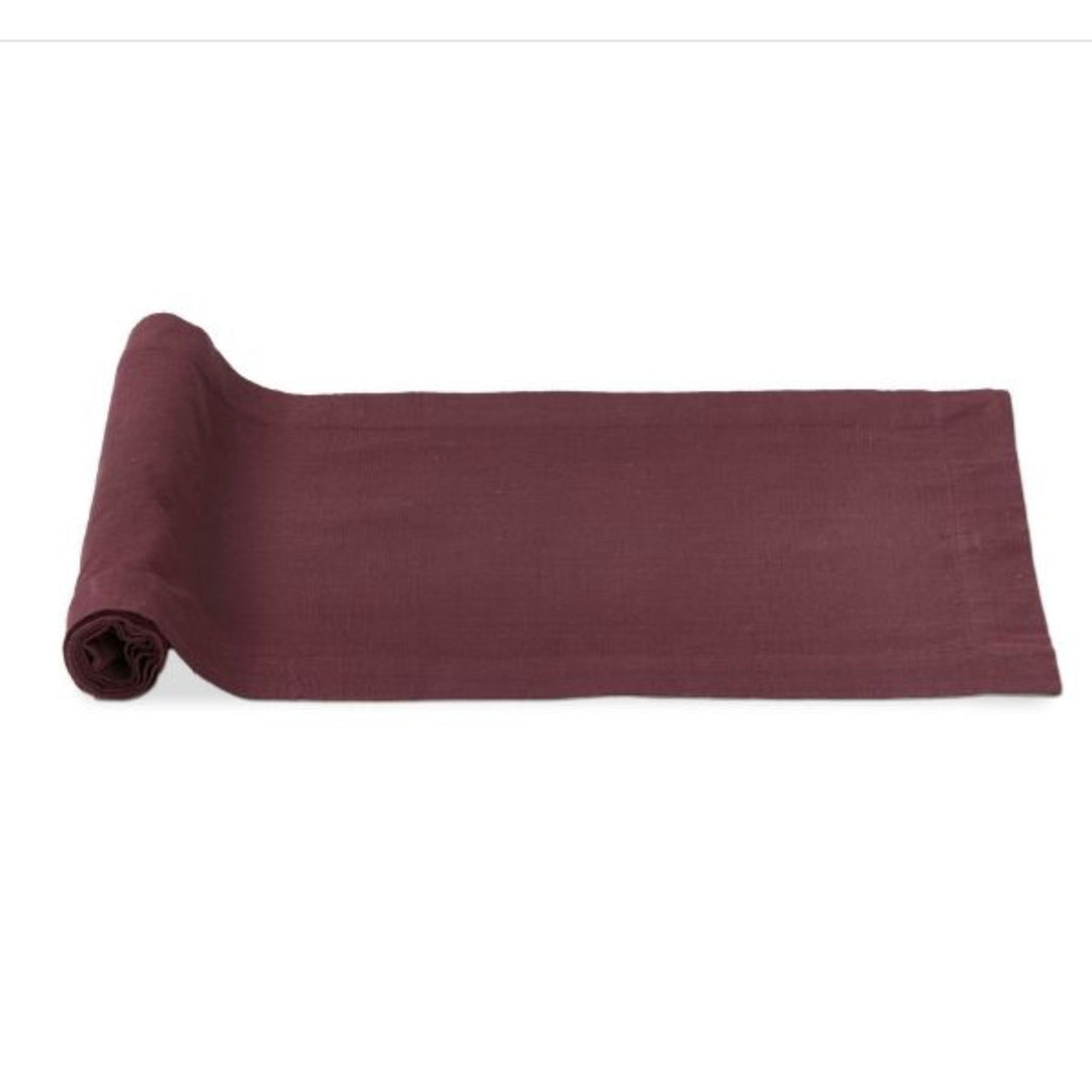 Plum Threads Slub Table Runner