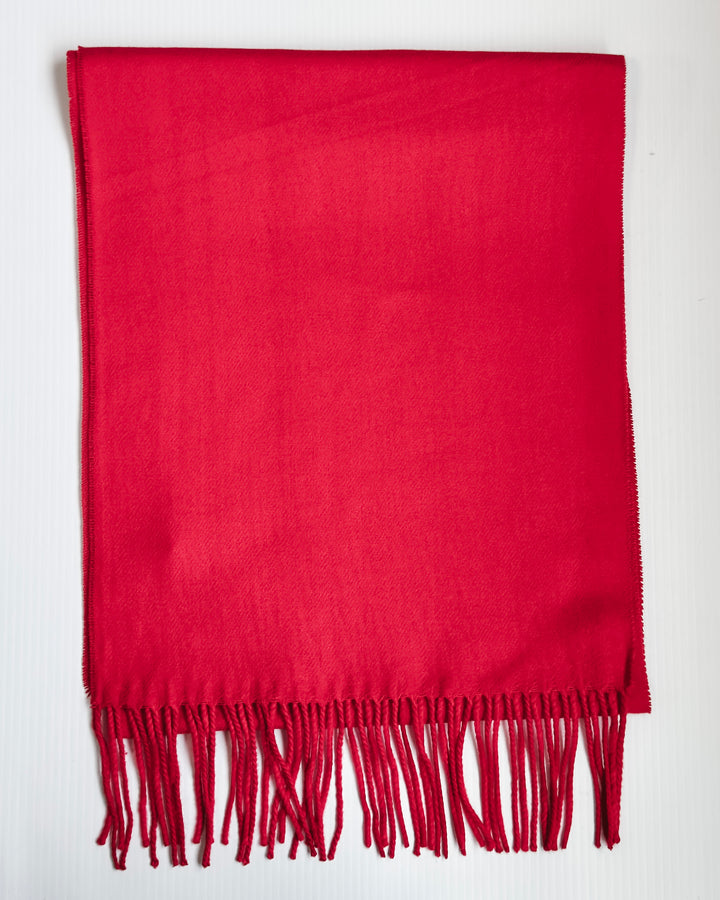 Fringed Cashmere Feel Scarf
