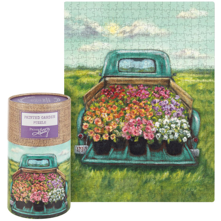 Puzzle Truck Bed Flowers 500pc
