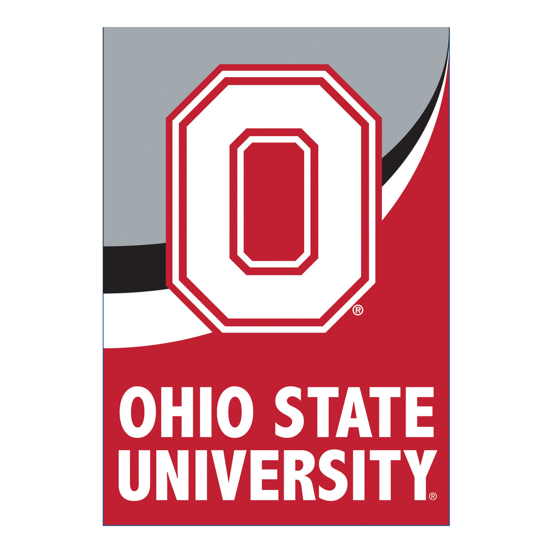 OSU Burlap Flag