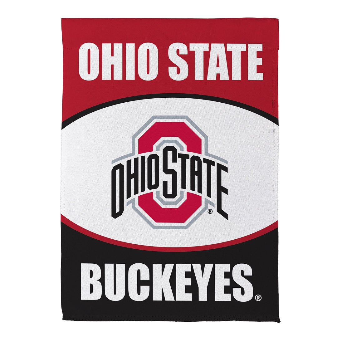Ohio State Buckeyes Suede Flag