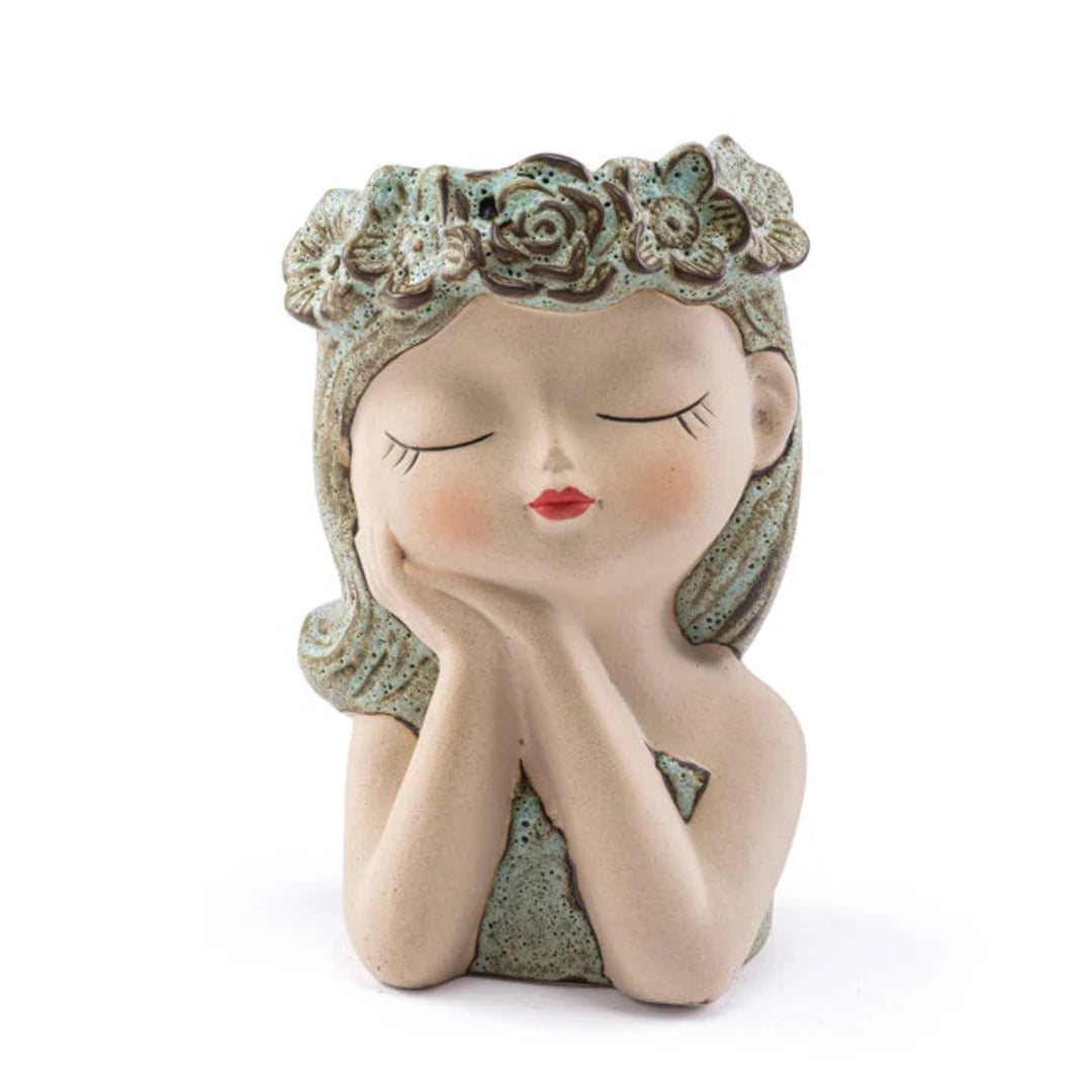 Resting Flower Fairy Planter