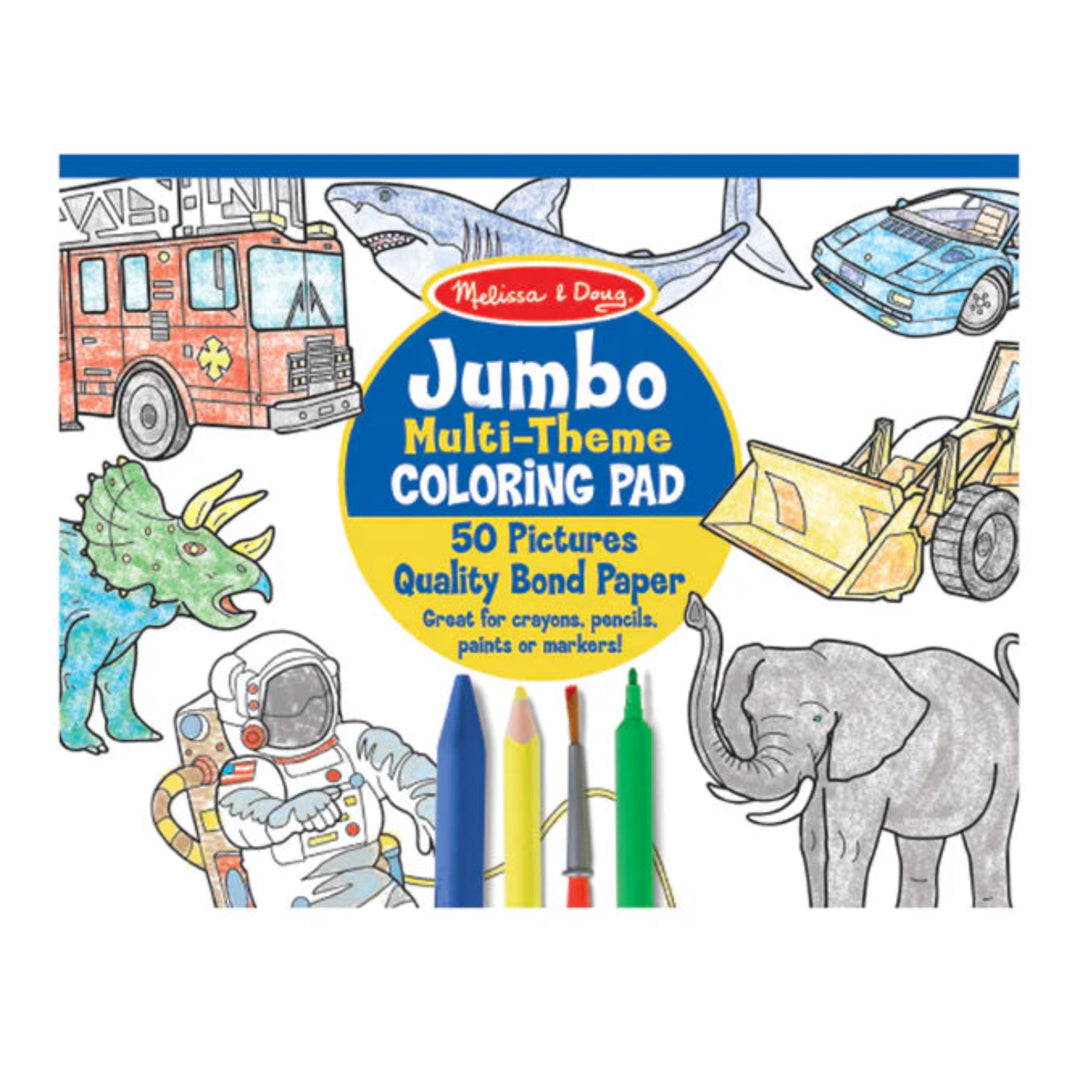 Jumbo Coloring Pad Blue