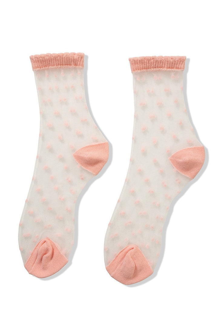 Polka Dot Sheer Socks