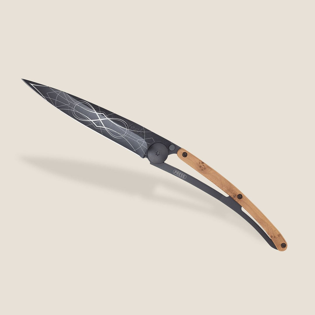 Deejo 37G Juniper Wood Knife