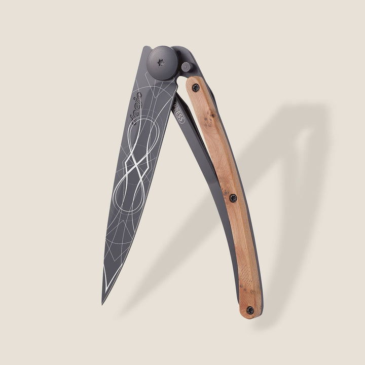 Deejo 37G Juniper Wood Knife