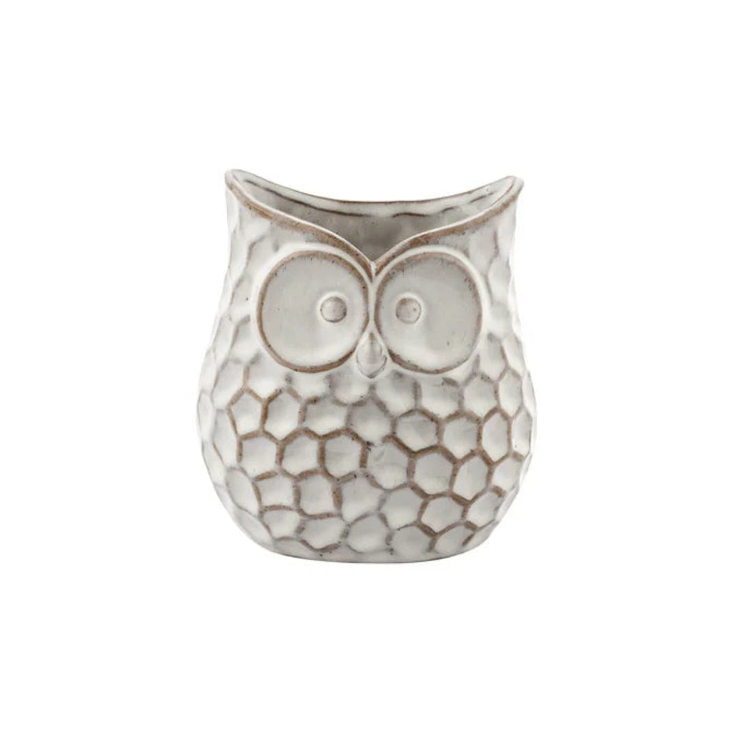 Honeycomb Owl Planter