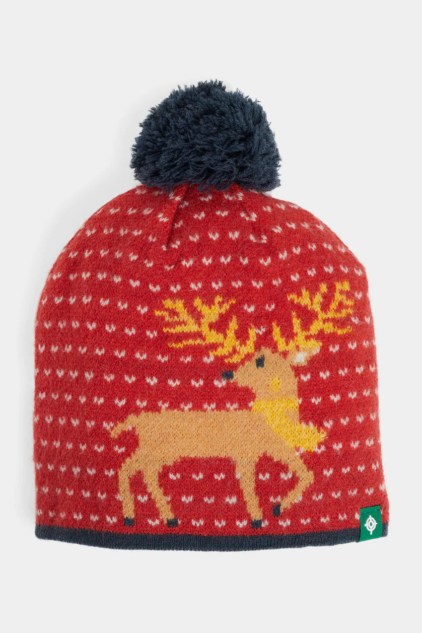 Reindeer Knit Hat
