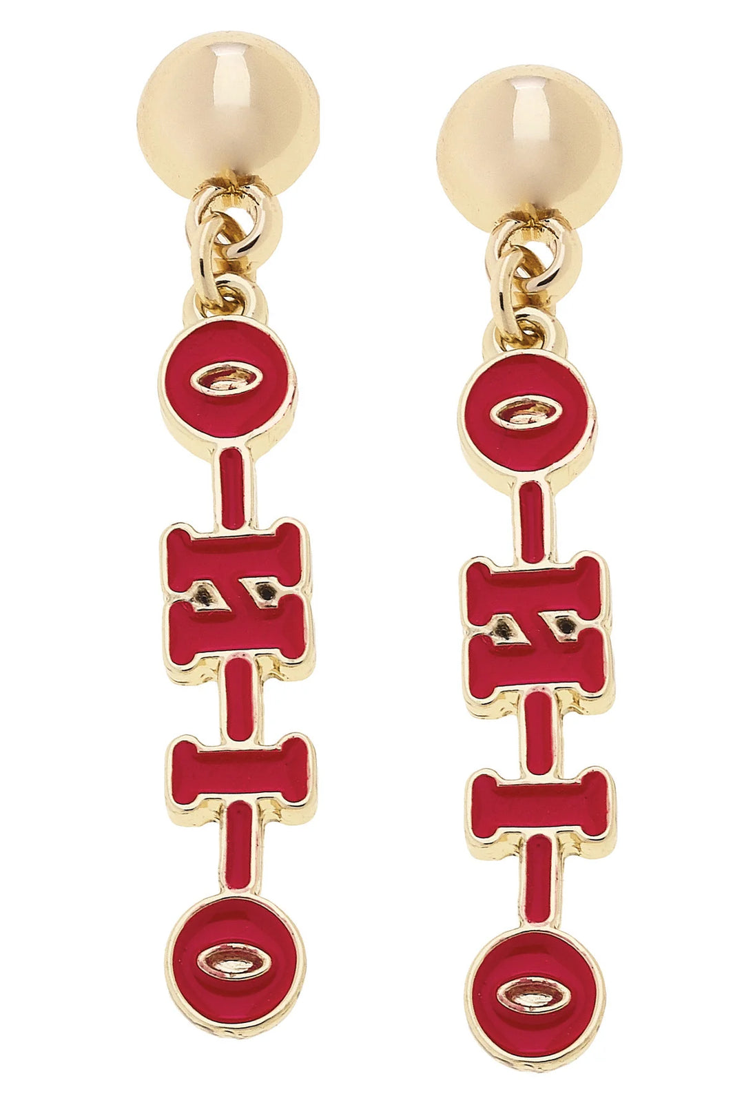 Ohio State Buckeyes Slogan Earrings