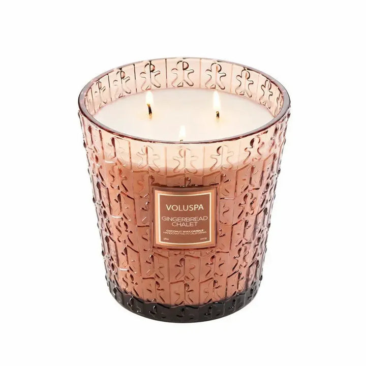 Voluspa Holiday Three Wick Hearth Candle