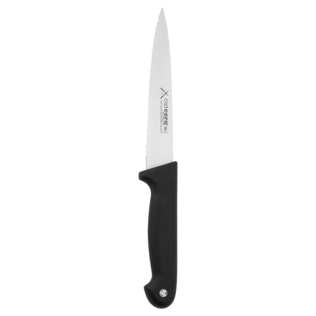 Soft Grip Serrated Utility Knife