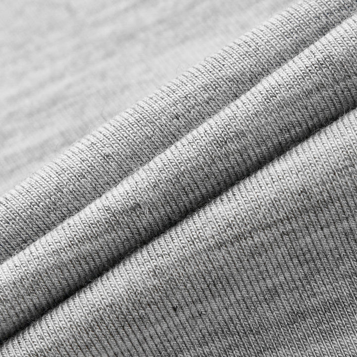 Grey Melange Zip Footed Romper