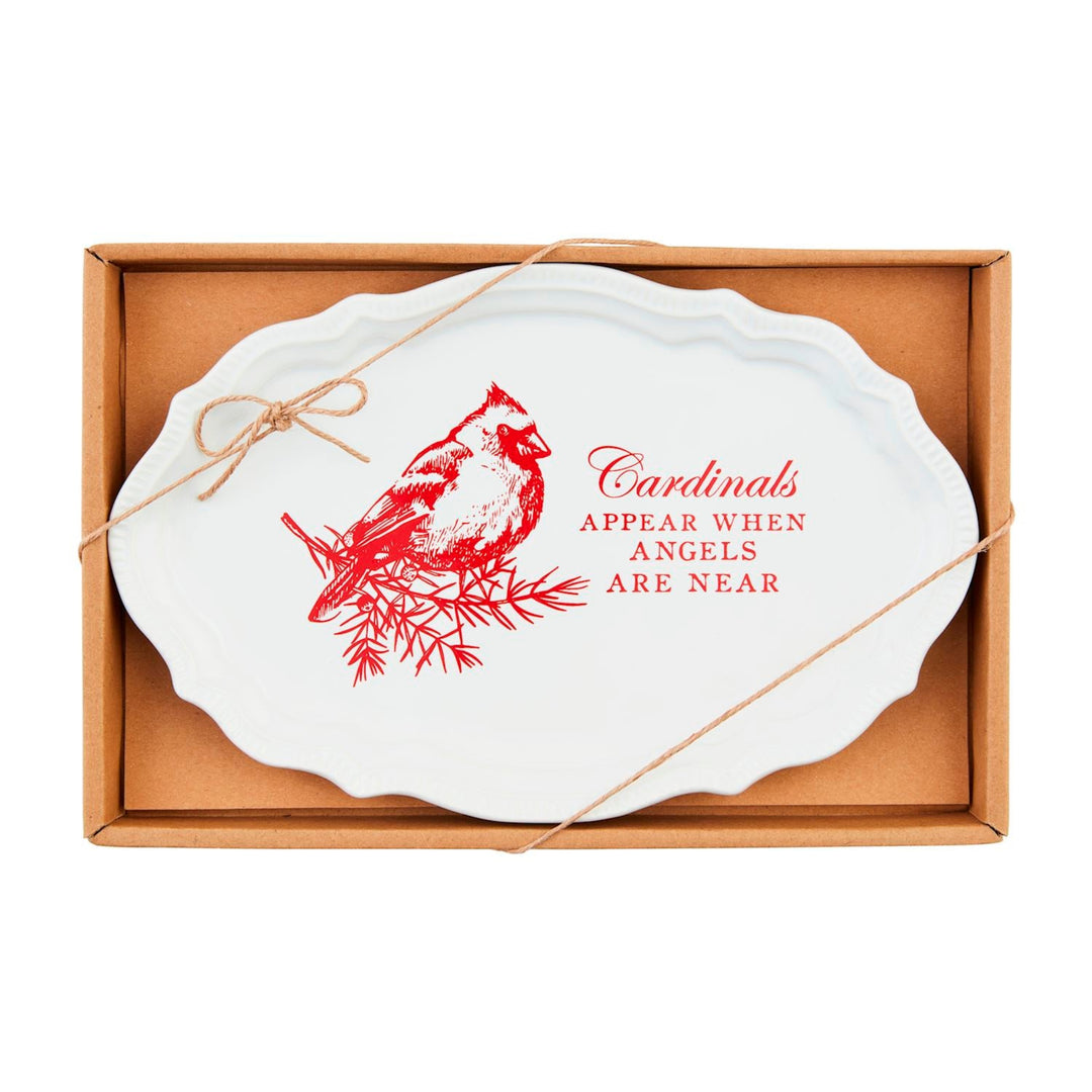 Red Cardinal Sentiment Tray