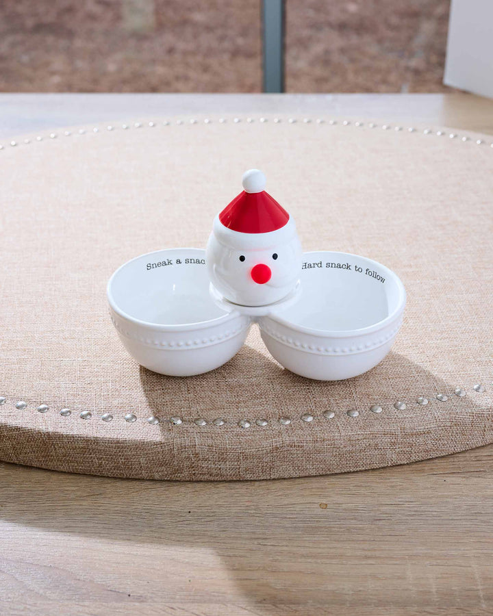 Double Snack Dip Server