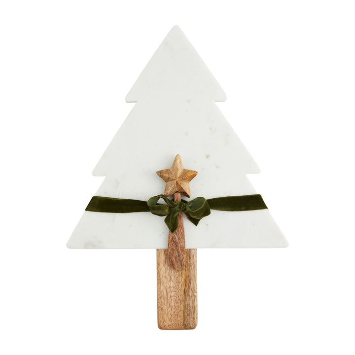 Marble Tree & Spreader Serving Board Set