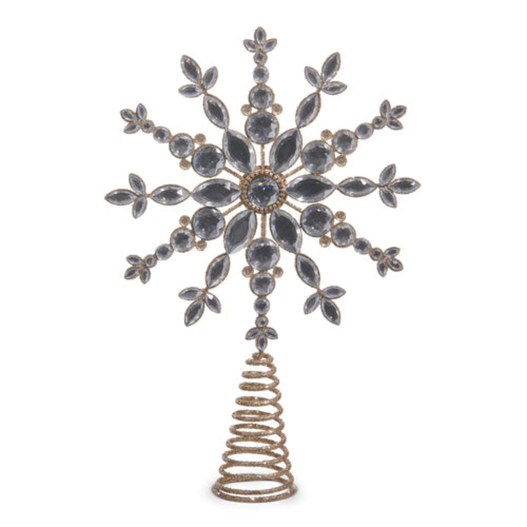 Jeweled Snowflake Star Topper
