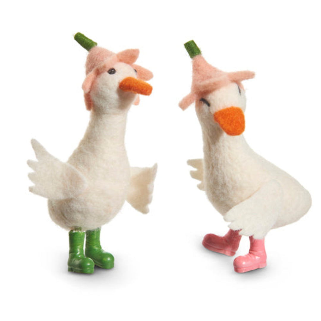 Rainy Day Felt Duck