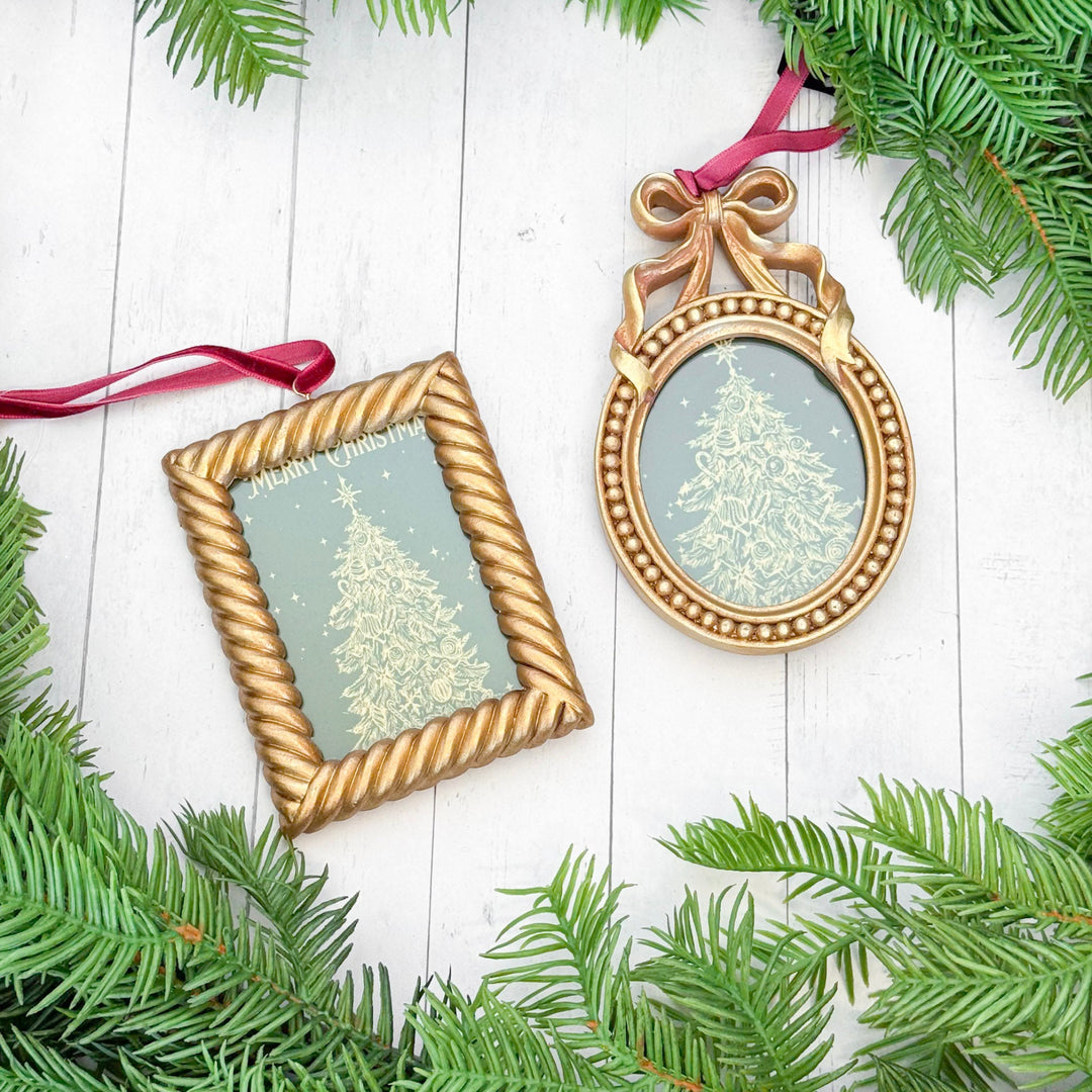 Gold Framed Vintage Ornament