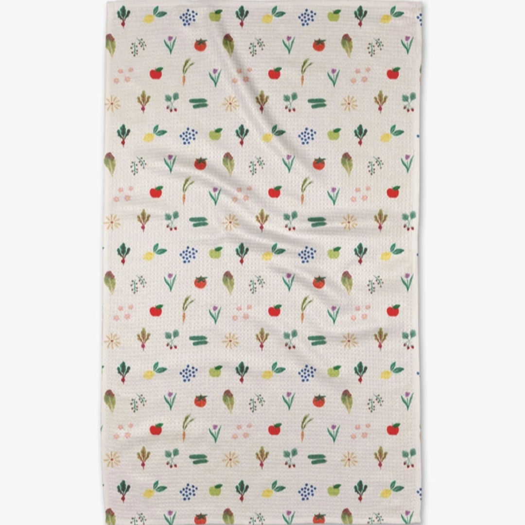 Geometry Fresh Produce Tea Towel