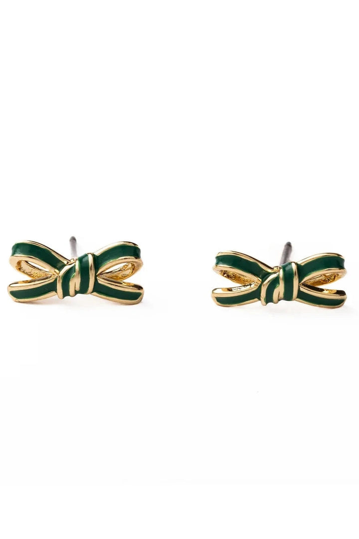 Luxe Bow Stud Earrings