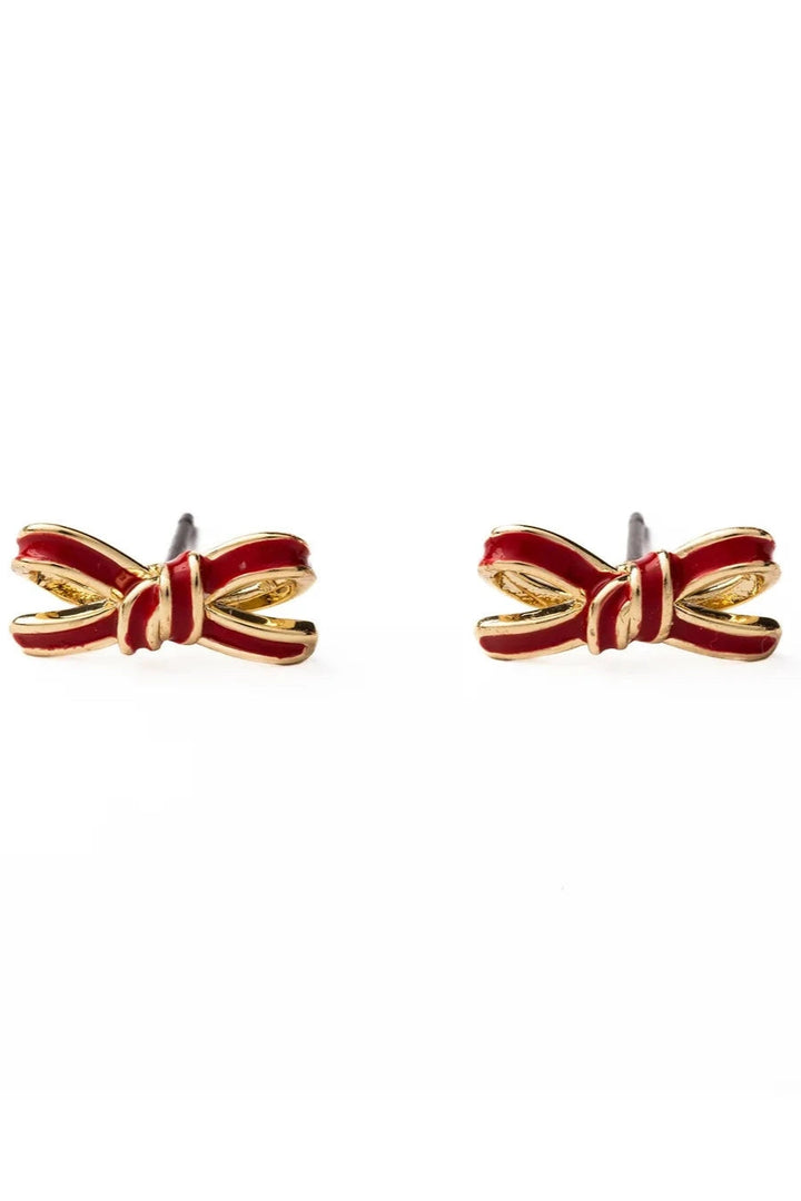 Luxe Bow Stud Earrings