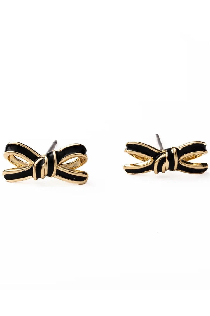 Luxe Bow Stud Earrings