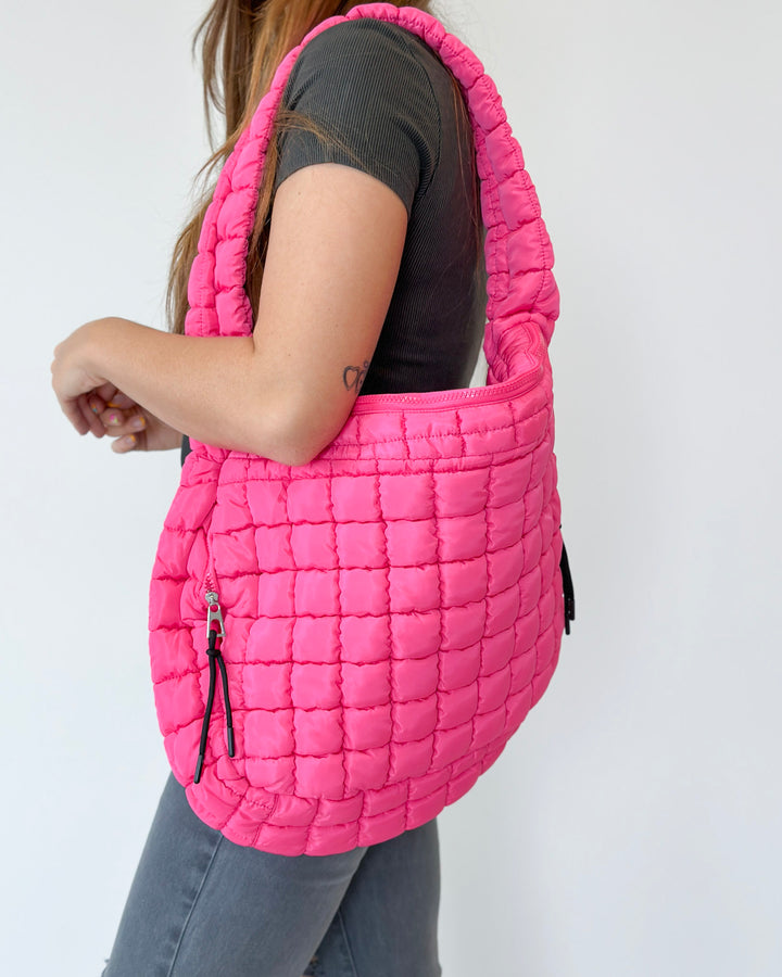 Oversized Quilted Bag