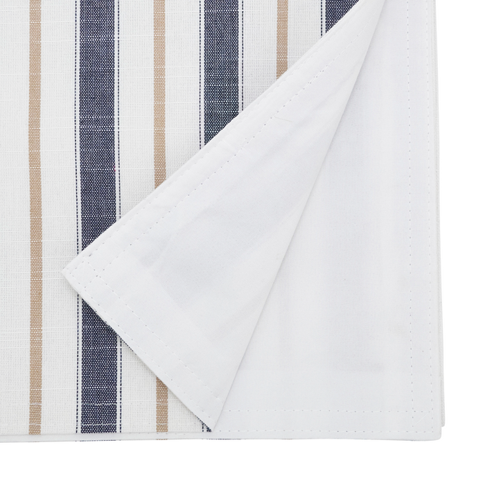 Blue Striped Table Runner