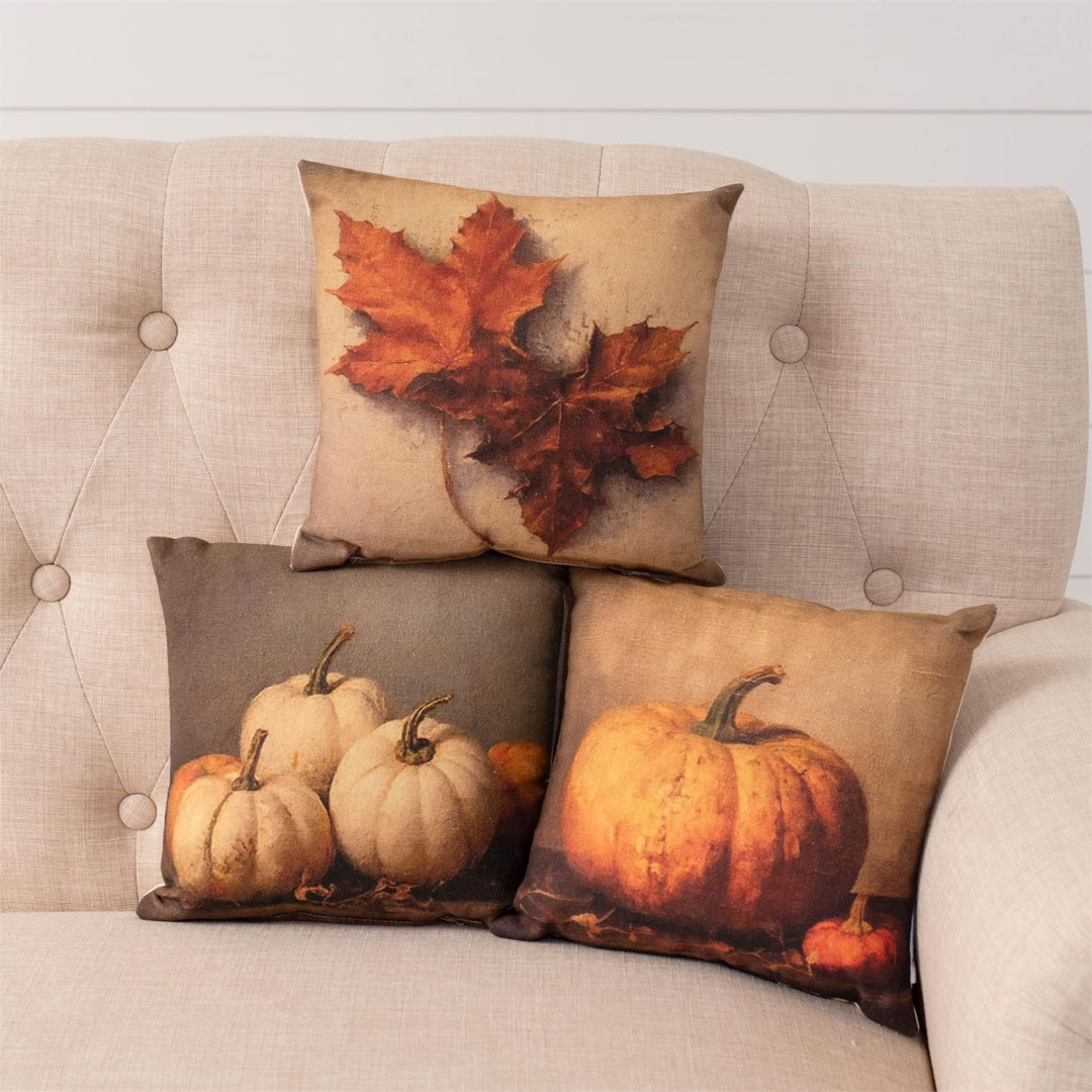 Muted Autumn Bliss Mini Pillow