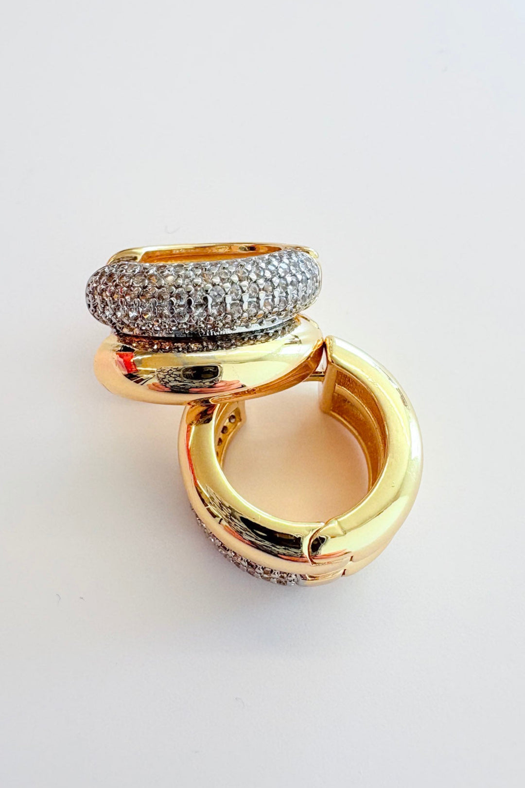 Double Huggie Earring