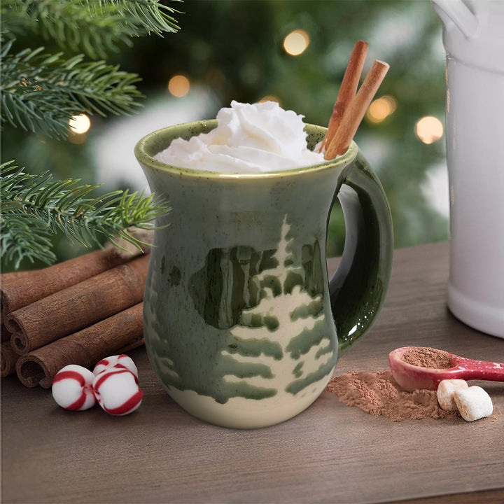 Evergreen Tree Cozy Mug