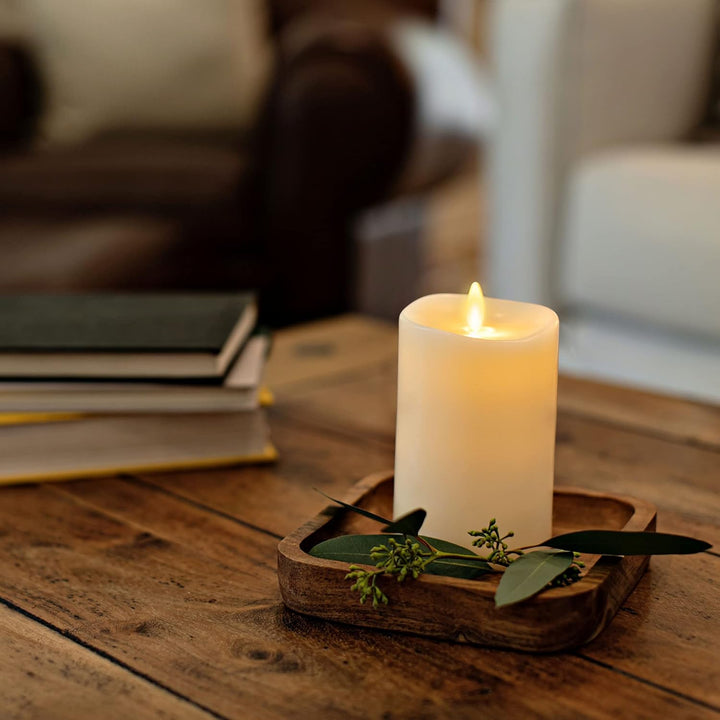 Matchless Moving Flame Pillar Candle