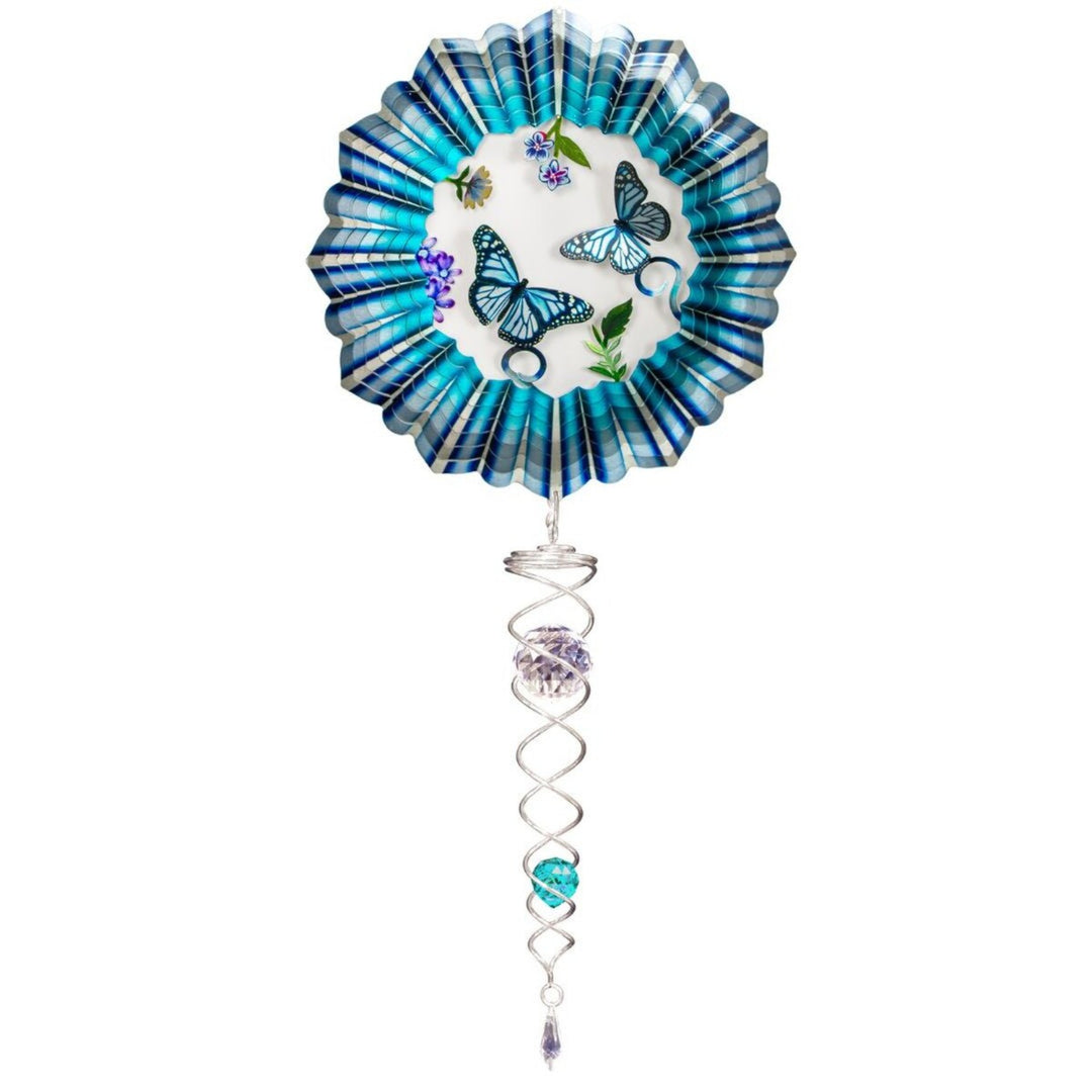 3D Blue Butterfly Mini Spinner Set