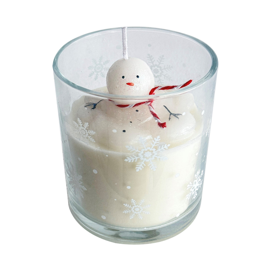 Melting Snowman Candle