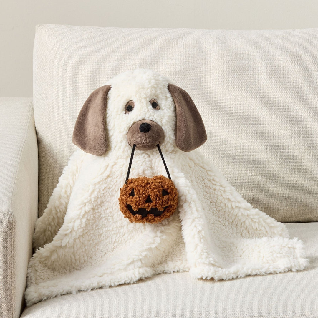 Grimm the Ghost Dog Pillow