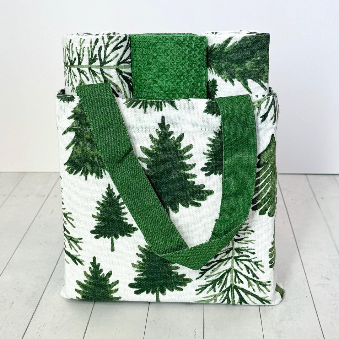 Forest Holiday Bagged Dish Towel Set