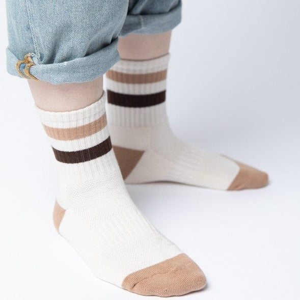 Color Block Crew Socks
