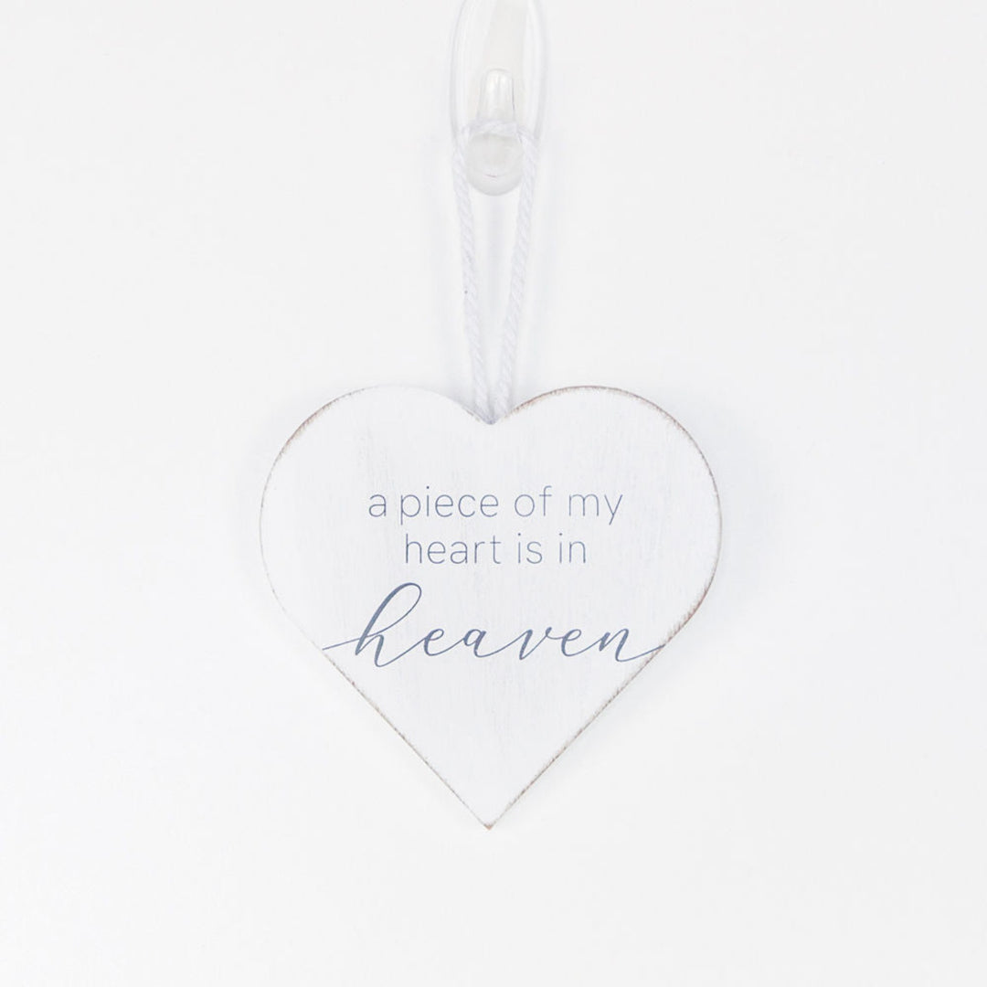 A Piece Of My Heart Is In Heaven Ornament Decor