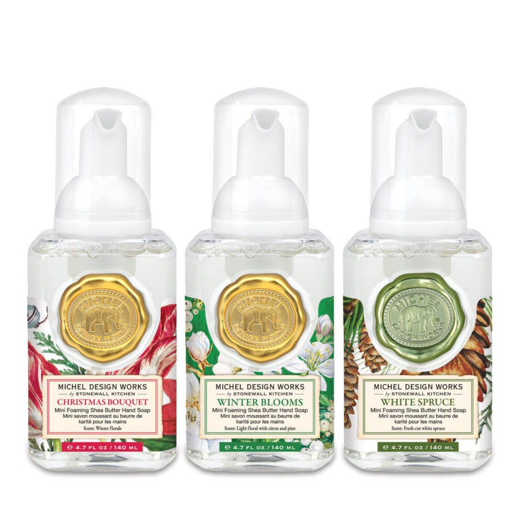Mini Foaming Christmas Hand Soap Set