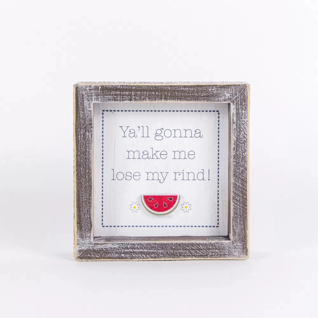 Watermelon Wooden Sign