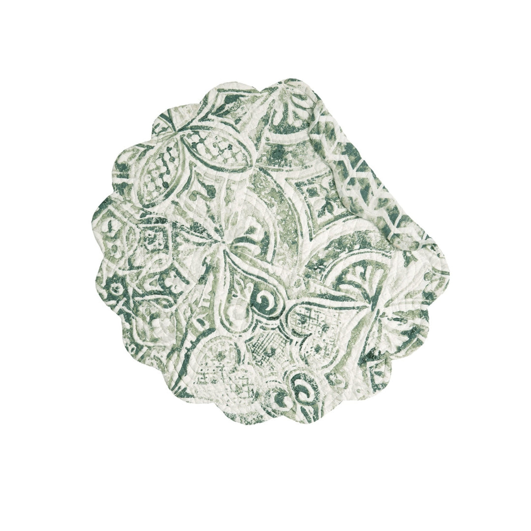 Irina Round Quilted Placemat