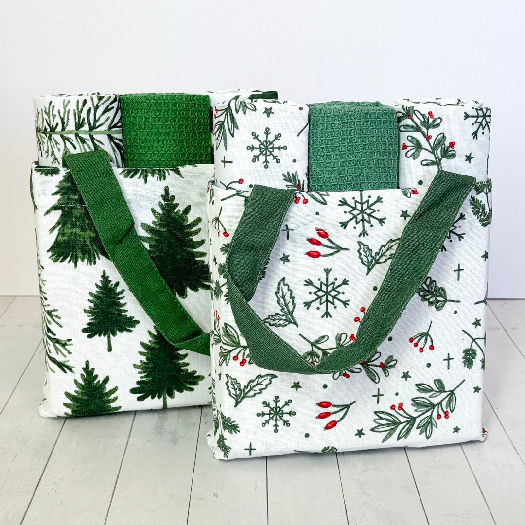 Forest Holiday Bagged Dish Towel Set