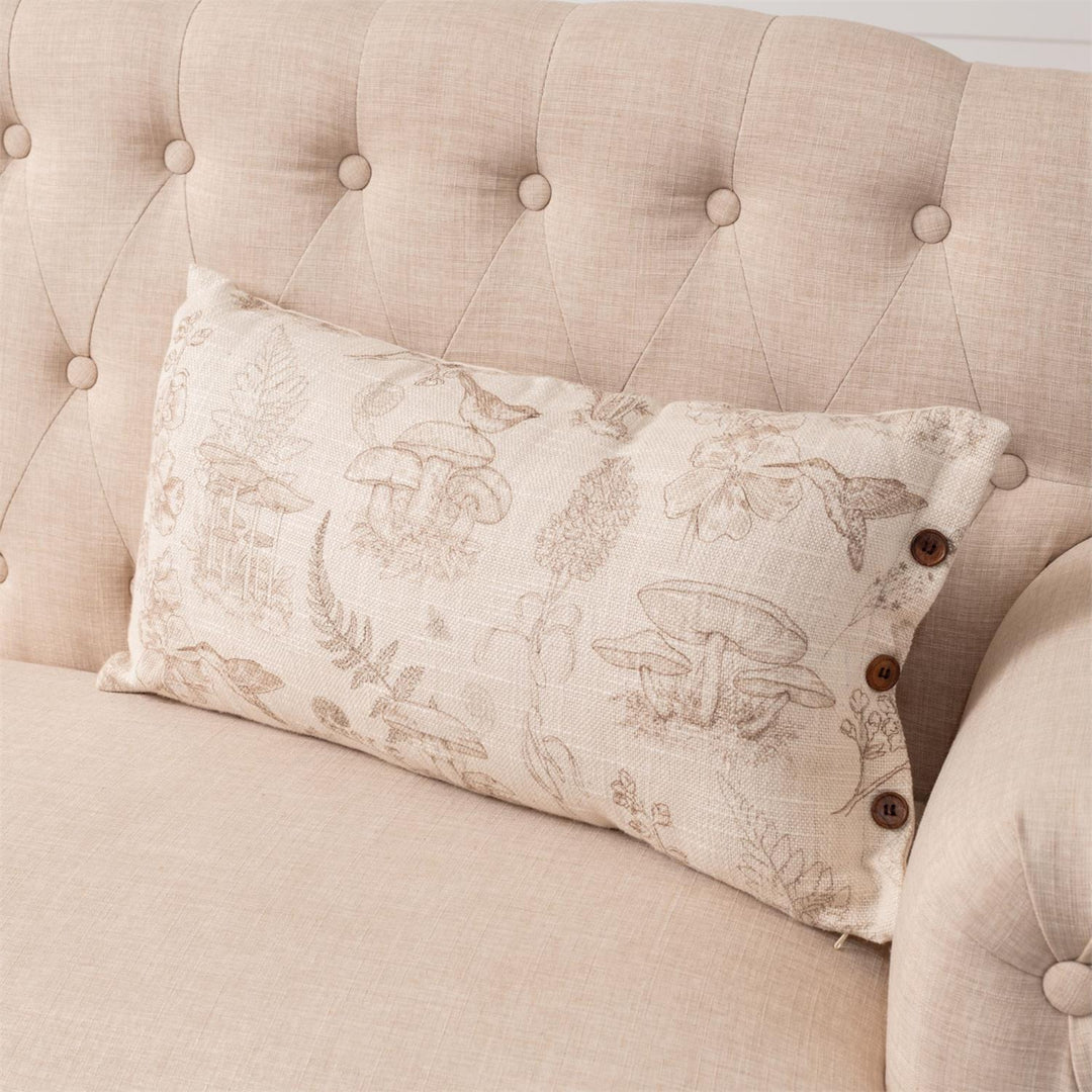 Woodland Fall Button Pillow