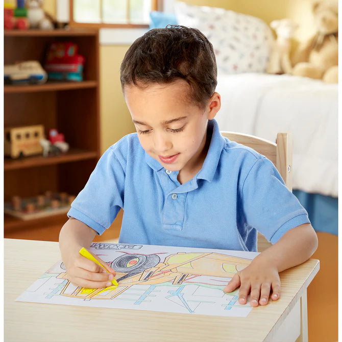 Jumbo Coloring Pad Blue