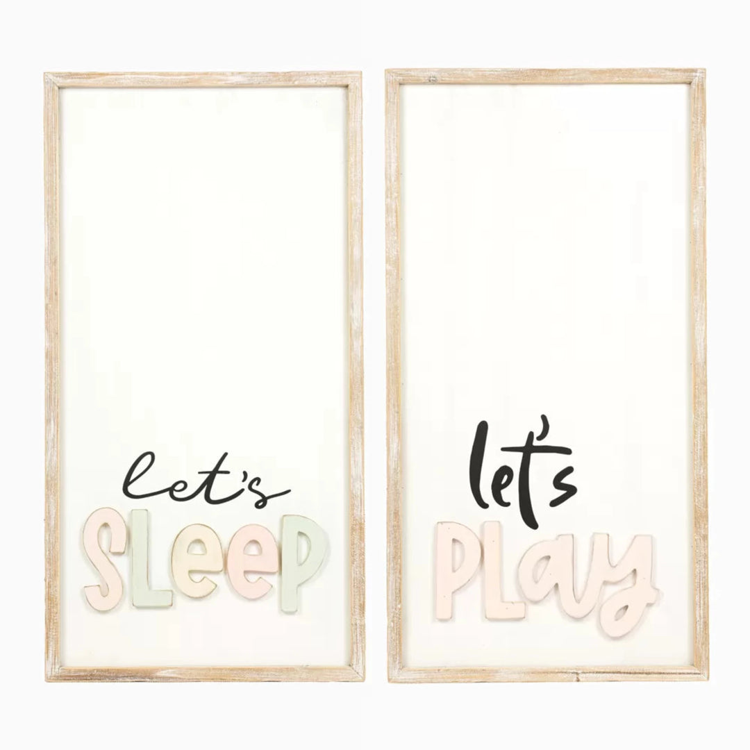 Sleep & Play Reversible Sign