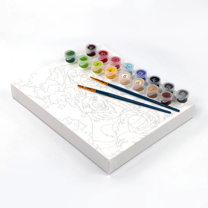Dogs Day Out Paint by Numbers