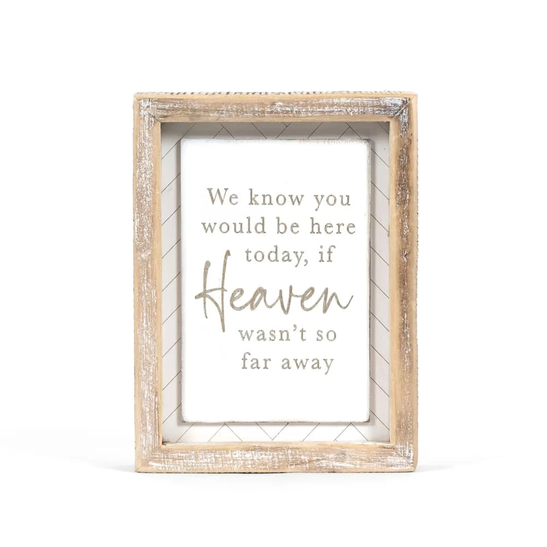 So Far Away Wooden Framed Sign
