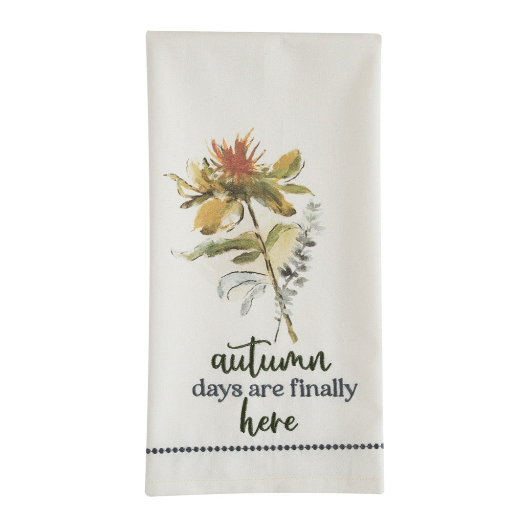 Autumn Days Are Finally Here Dishtowel