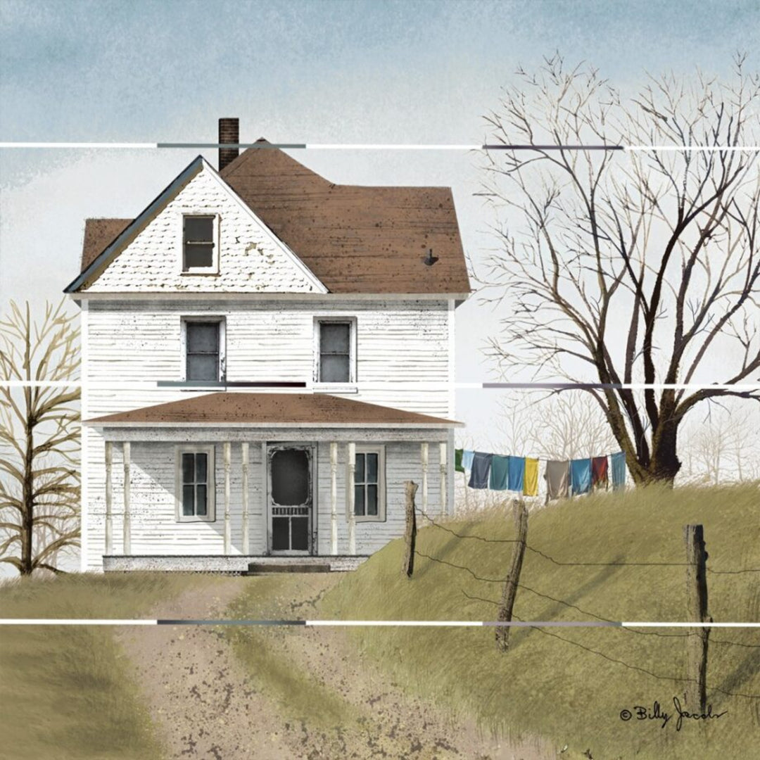 Old Township Road II Wooden Print